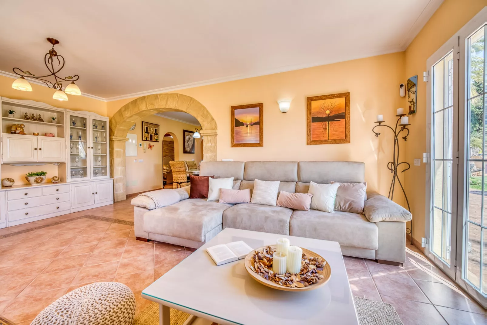 Can Caragol Inca-Living room