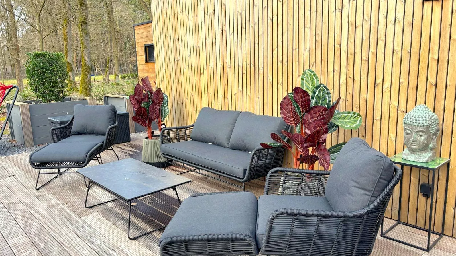 Zen en Zoet-Terrassenbalkon