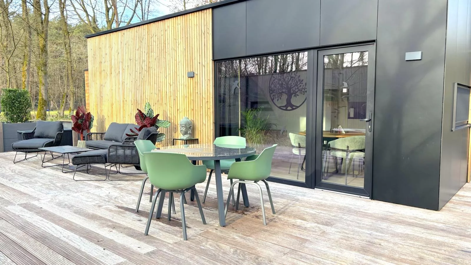 Zen en Zoet-Terrassenbalkon