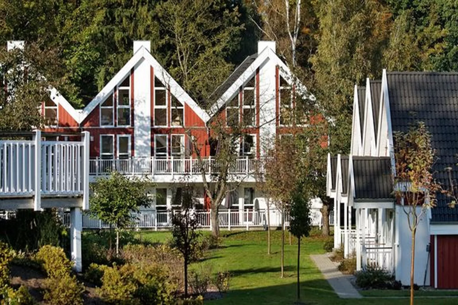 Ferienwohnung Bornholm im Schlosspark-Exterior summer