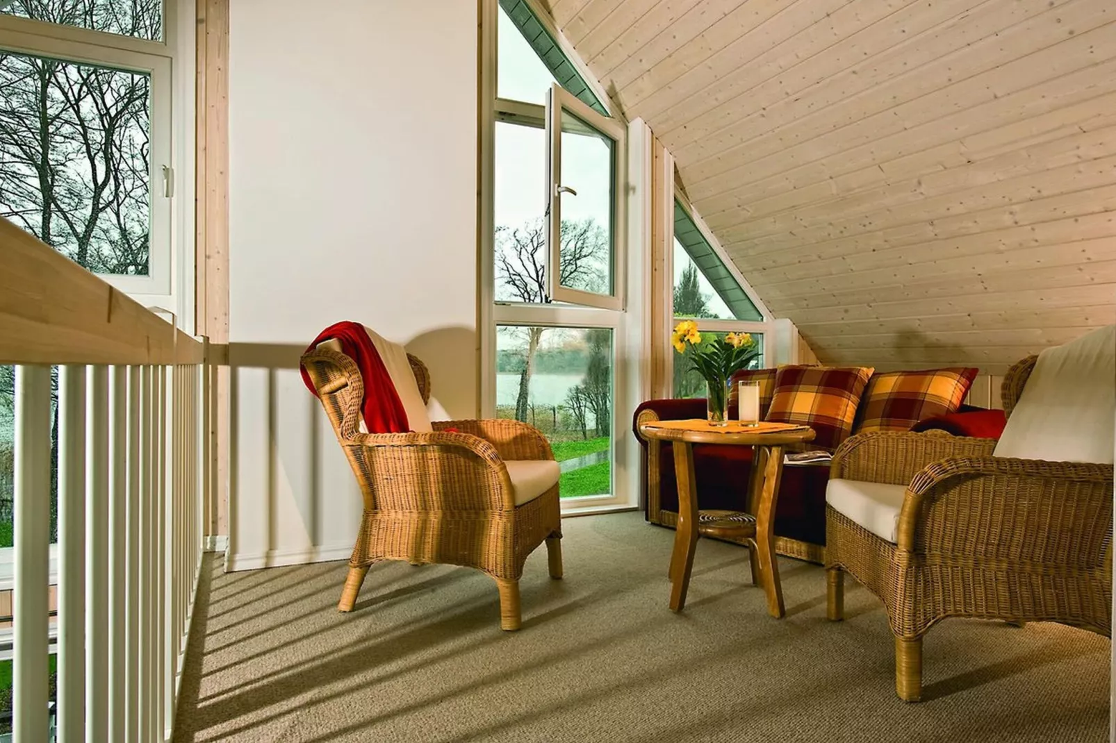 Ferienwohnung Bornholm im Schlosspark-Living room