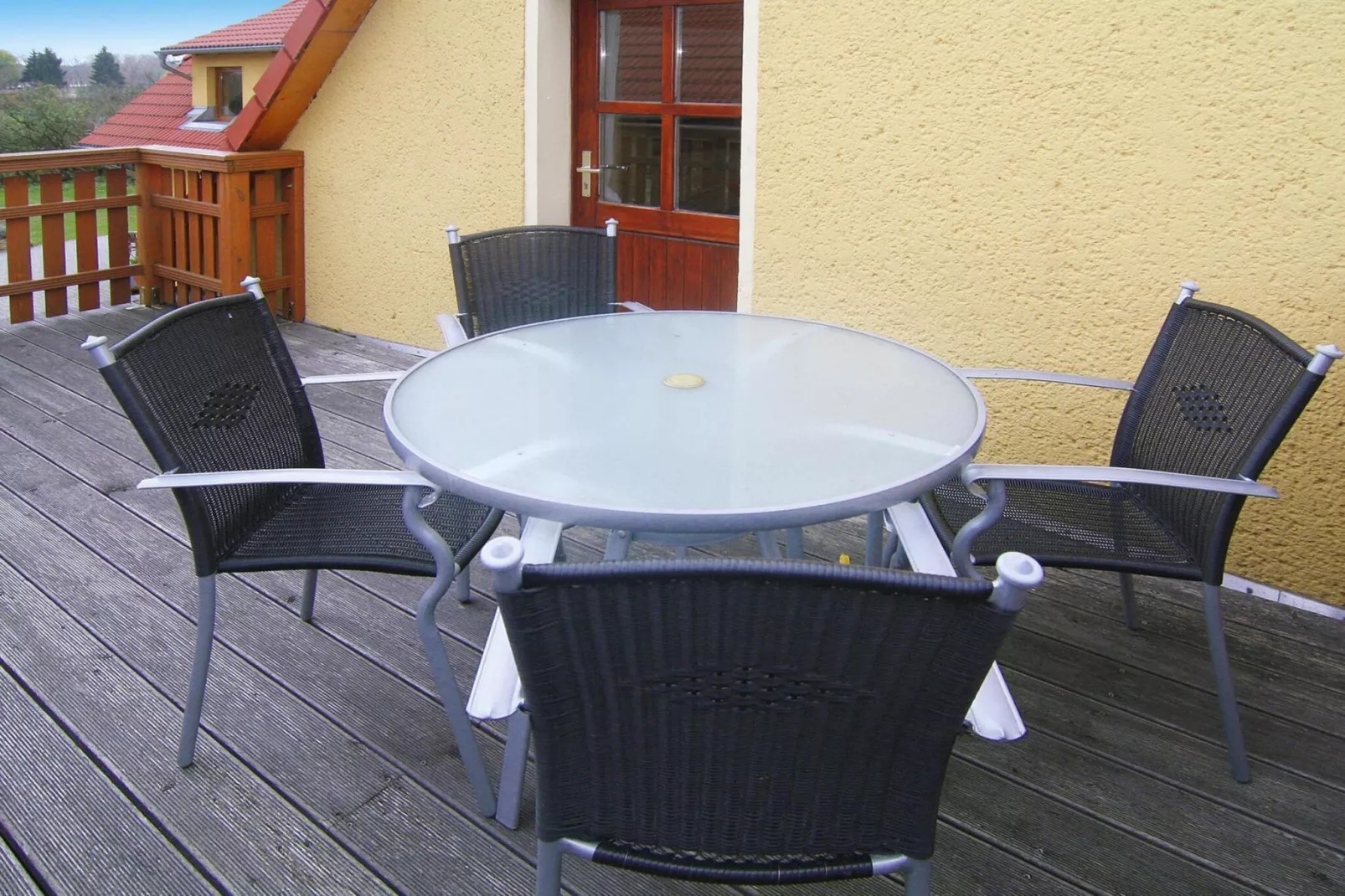 Ferienwohnung in Beetzseeheide-Terrace balcony
