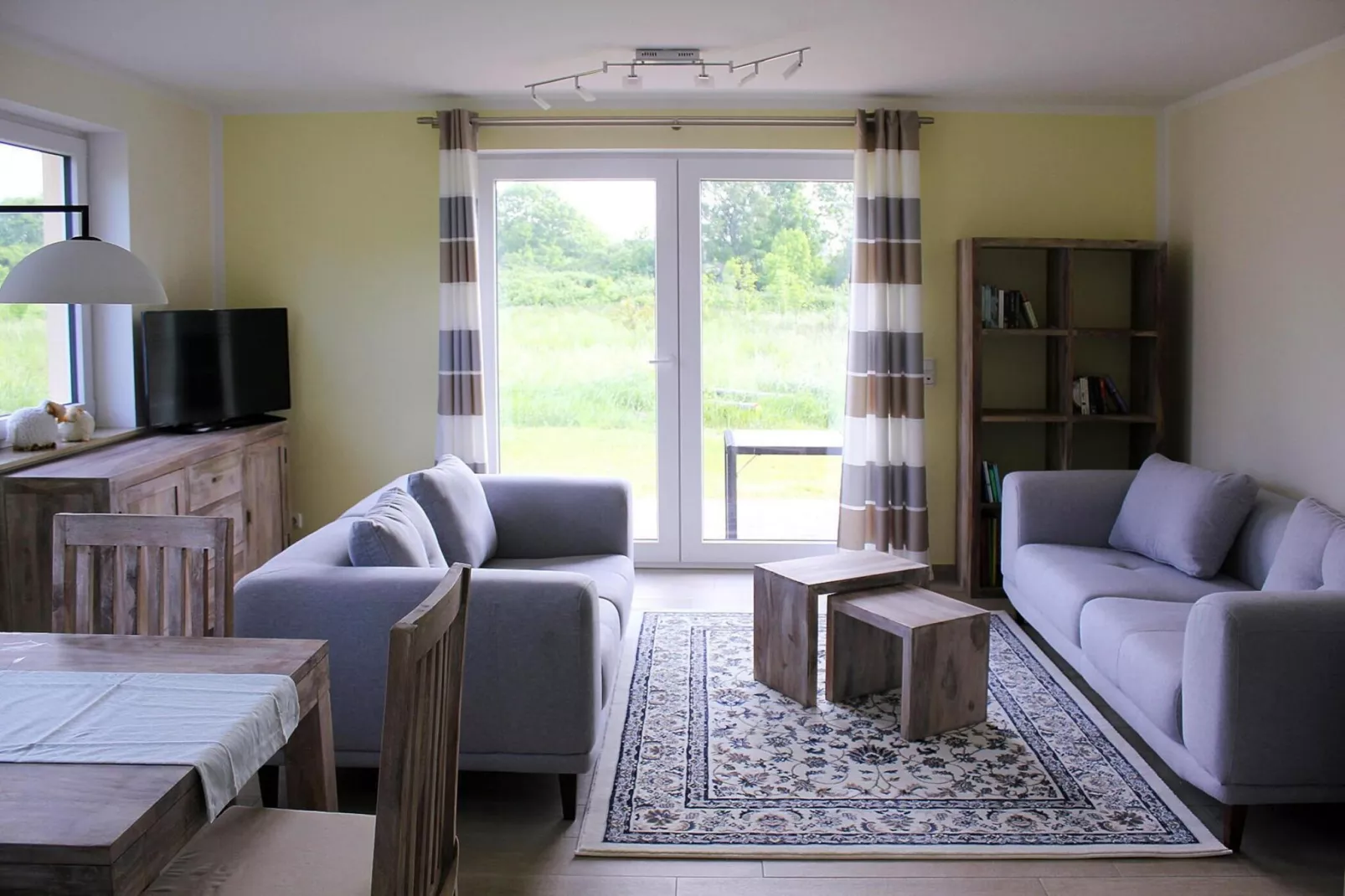 Doppelhaushälfte Breetzer Boddentraum Vieregge-Living room