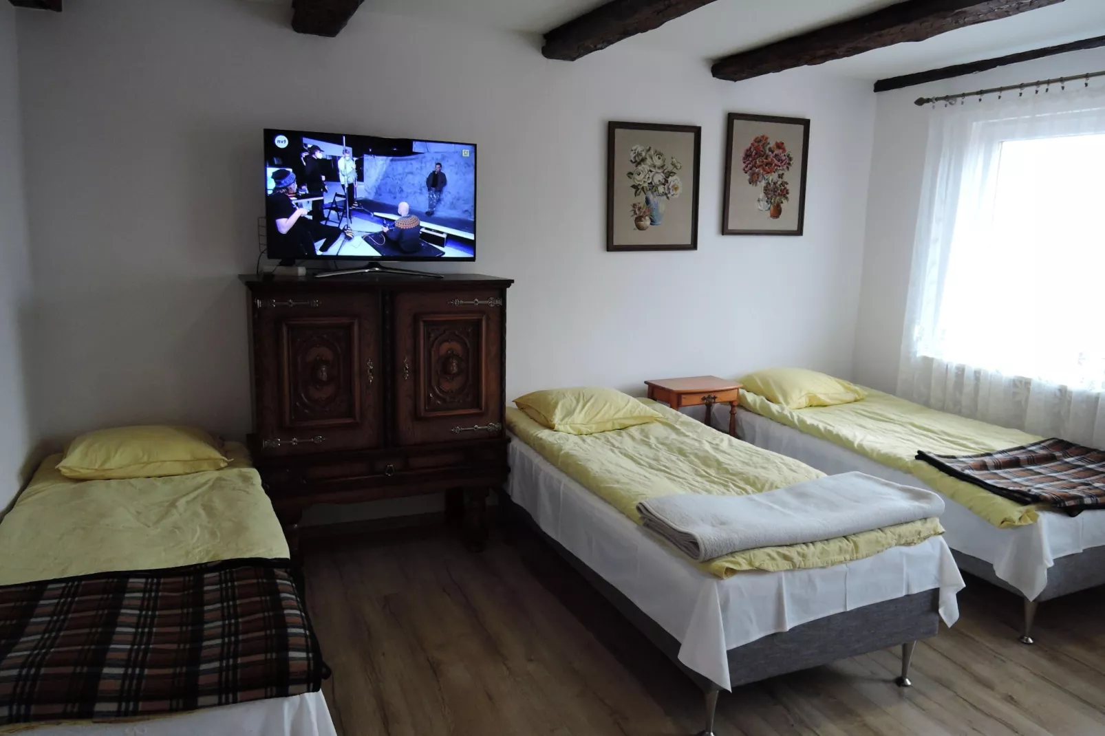 Red doored house Stepnica-Bedroom