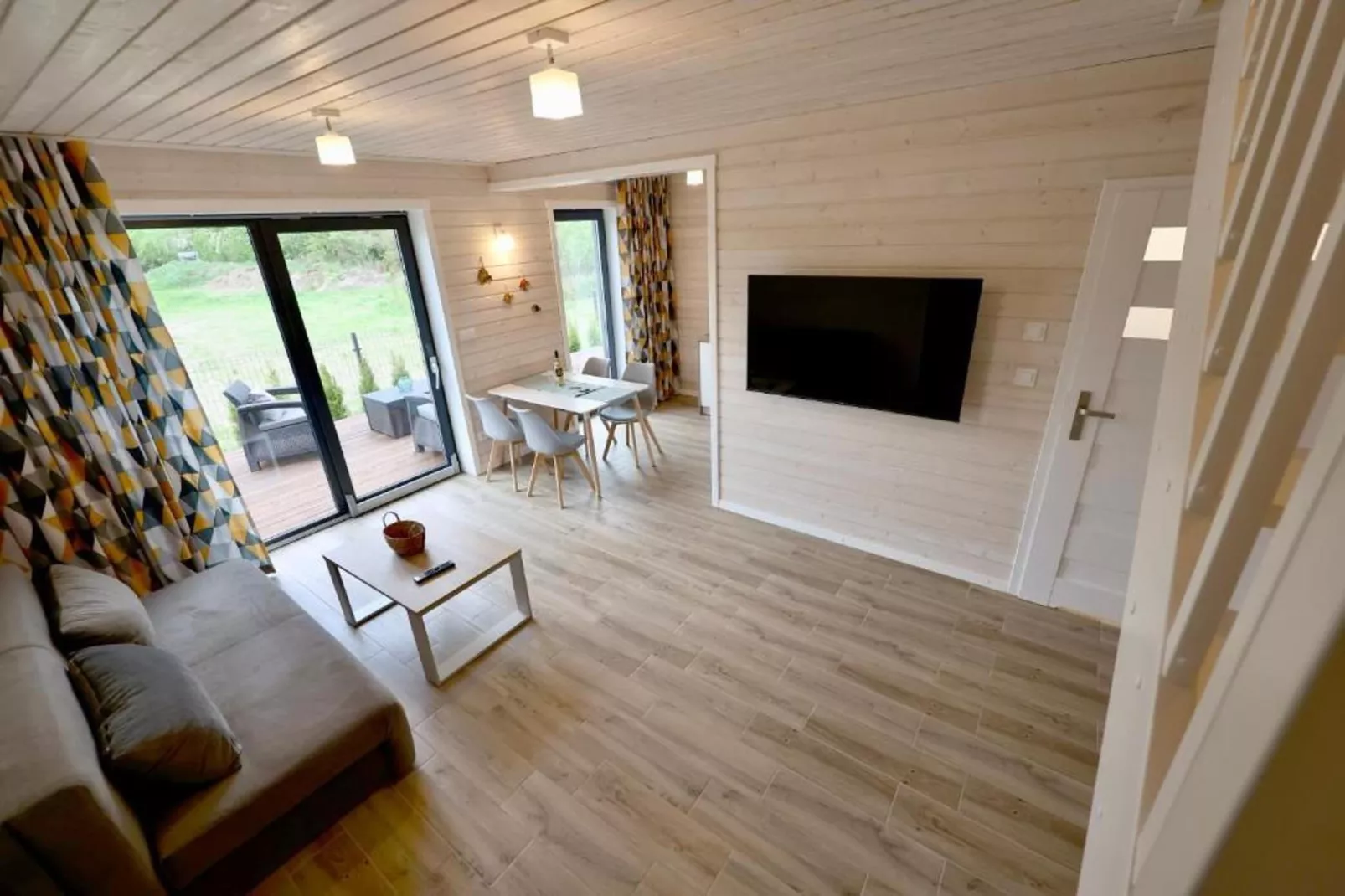 Połowa domu wakacyjnego przy plaży w Stepnicy-Living room