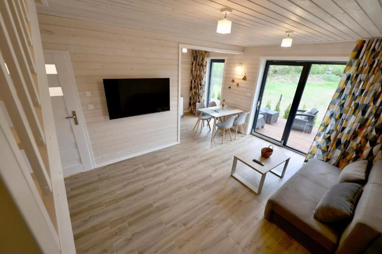 Połowa domu wakacyjnego przy plaży w Stepnicy-Living room