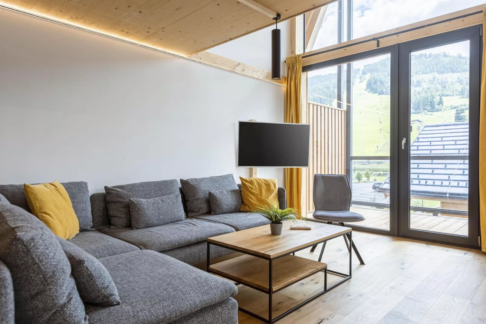 Kreischberg Pool Villen 4c-Living room