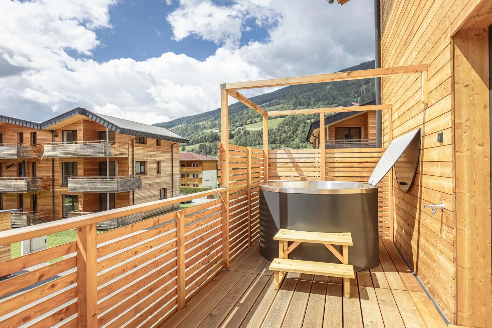 Kreischberg Pool Villen 4c-Terrace balcony