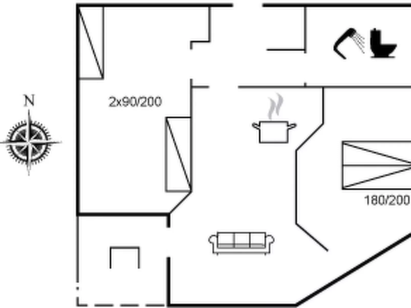 "Milly" - 100m from the sea-Inside