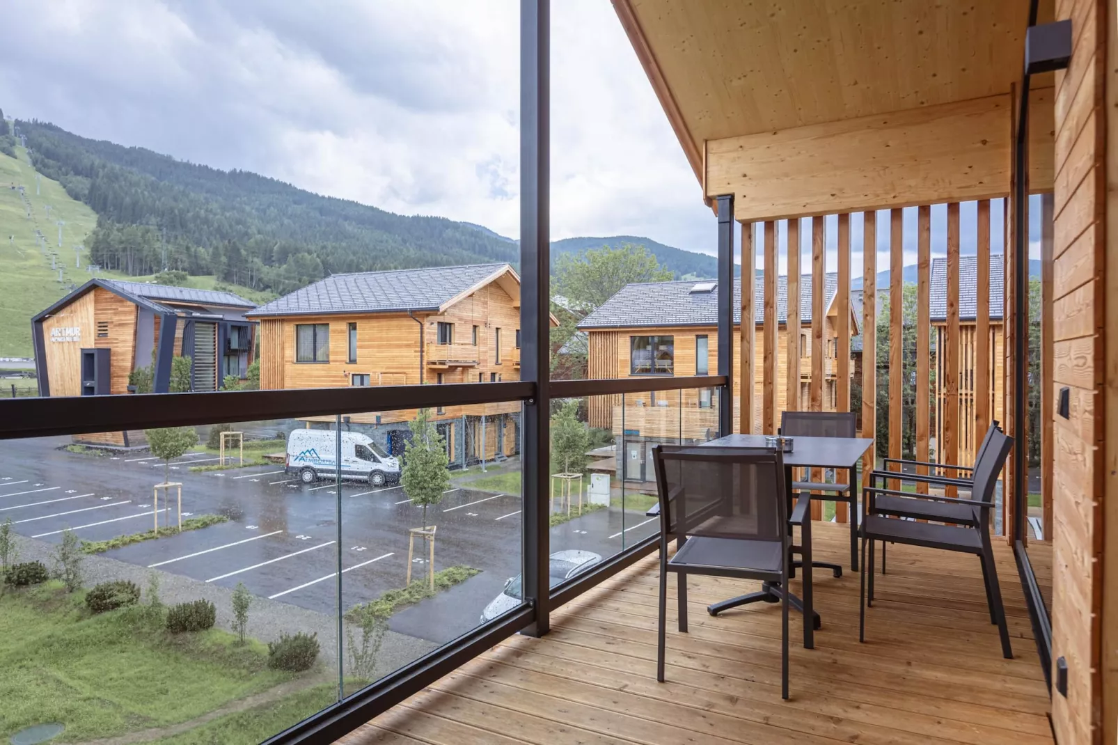 Kreischberg Pool Villen 4b-Terrace balcony