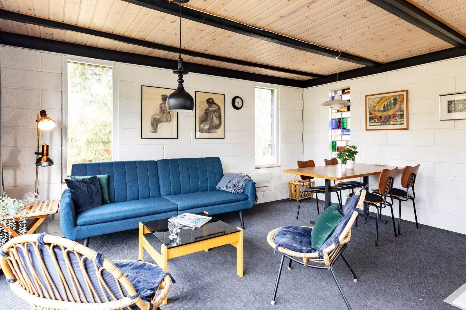 Maison de vacances pour 6 a Væggerløse-Intérieur