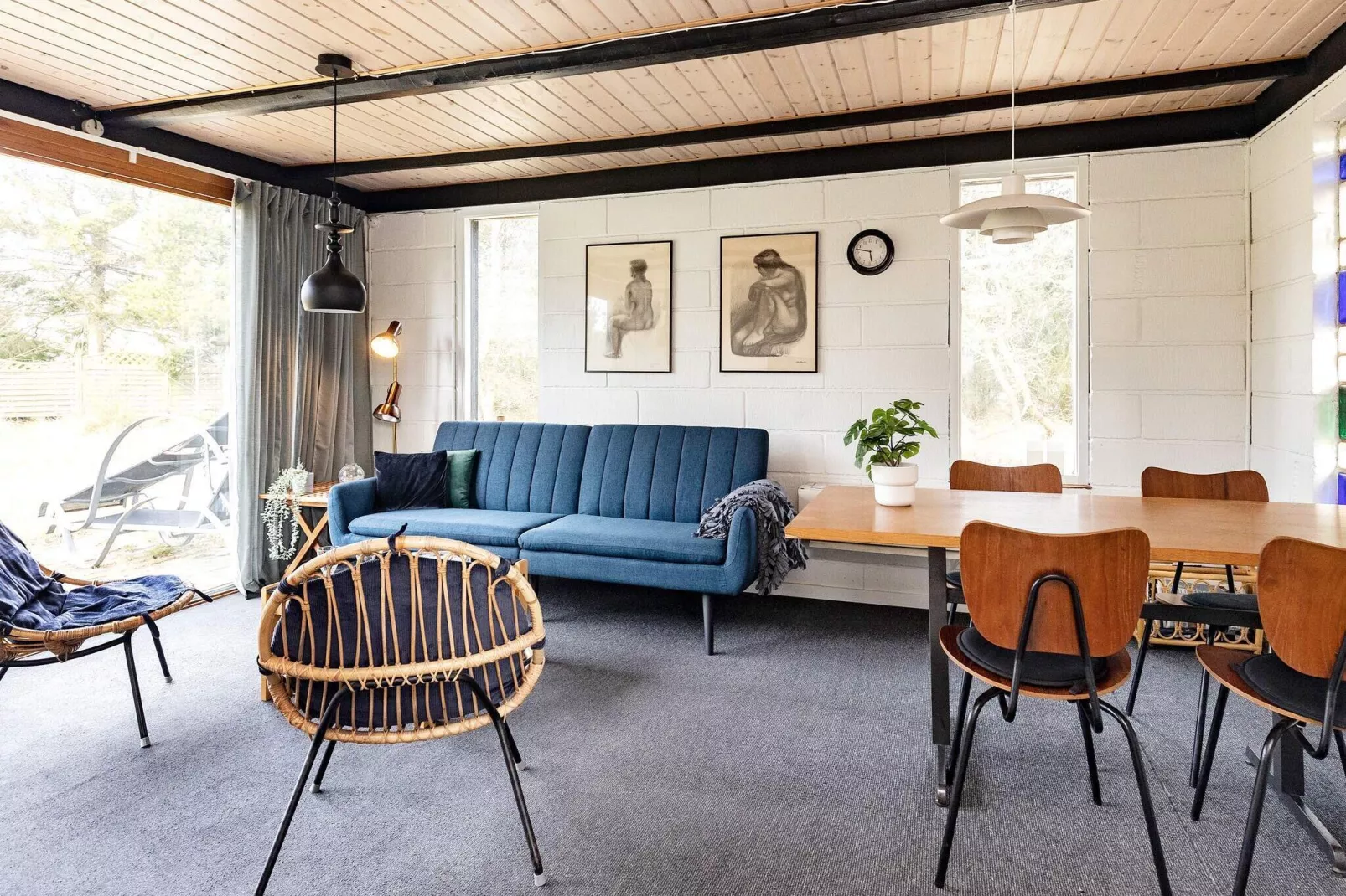 Maison de vacances pour 6 a Væggerløse-Intérieur