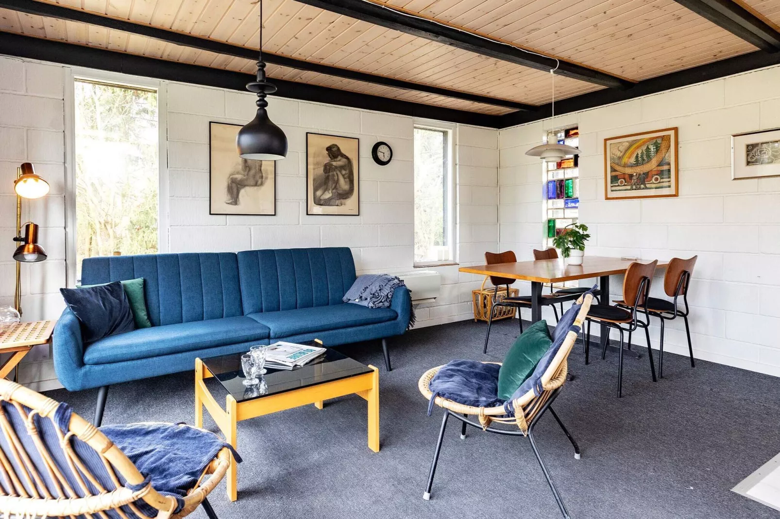Maison de vacances pour 6 a Væggerløse-Intérieur