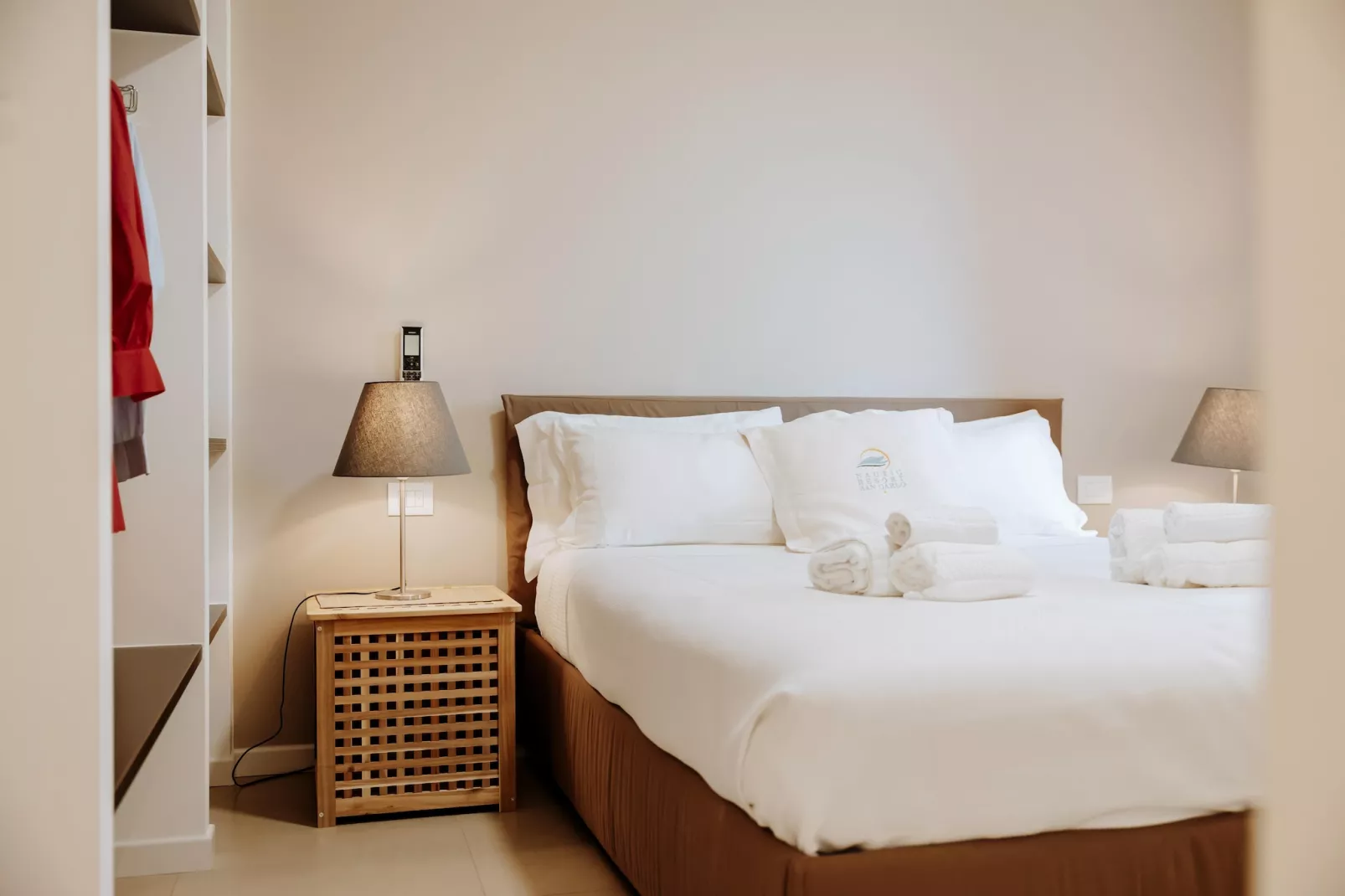 Apartment Limone Residence Nautic Resort San Carlo Gargnano-Quadrilo 110qm-Bedroom