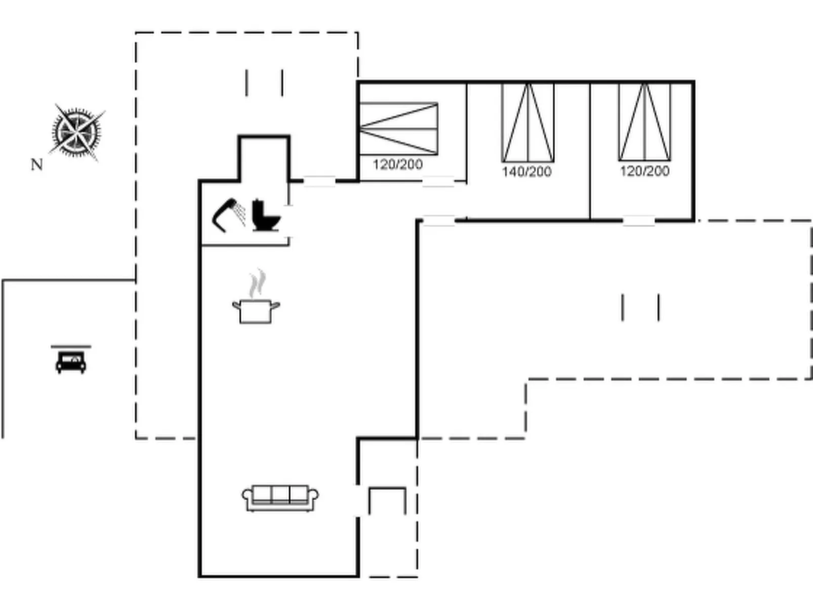 "Dida" - 120m from the sea-Inside