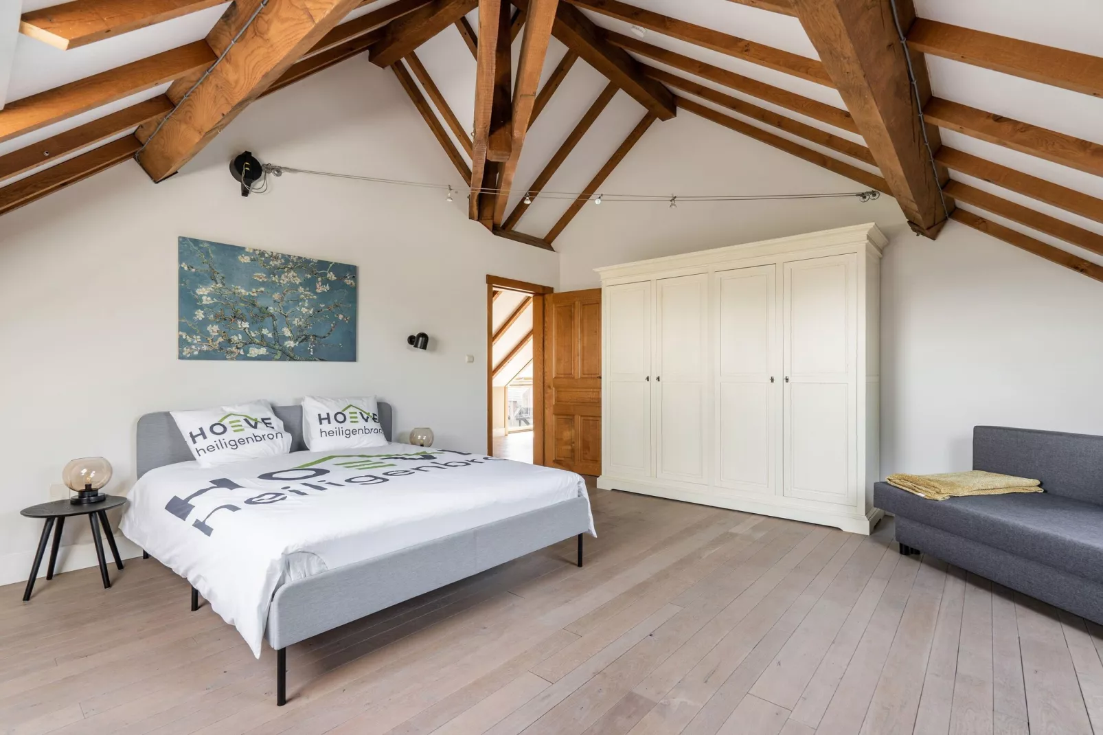 Hoeve Heiligenbron met tweepersoonsstudio-Schlafzimmer