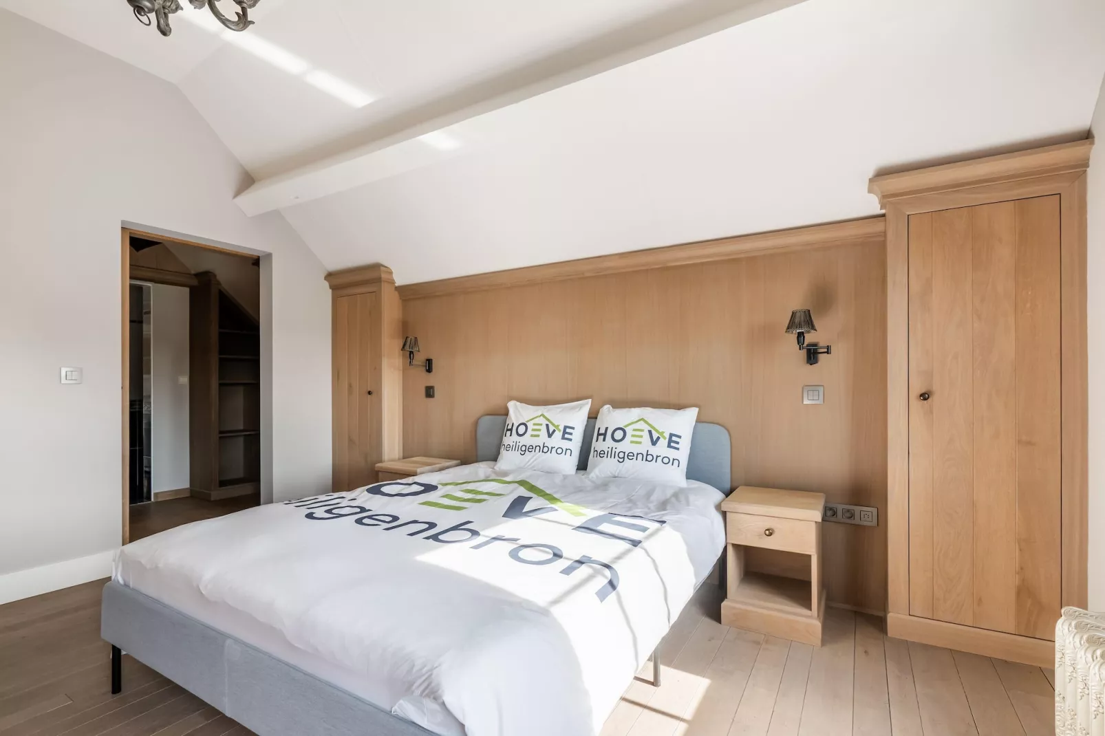 Hoeve Heiligenbron met tweepersoonsstudio-Schlafzimmer