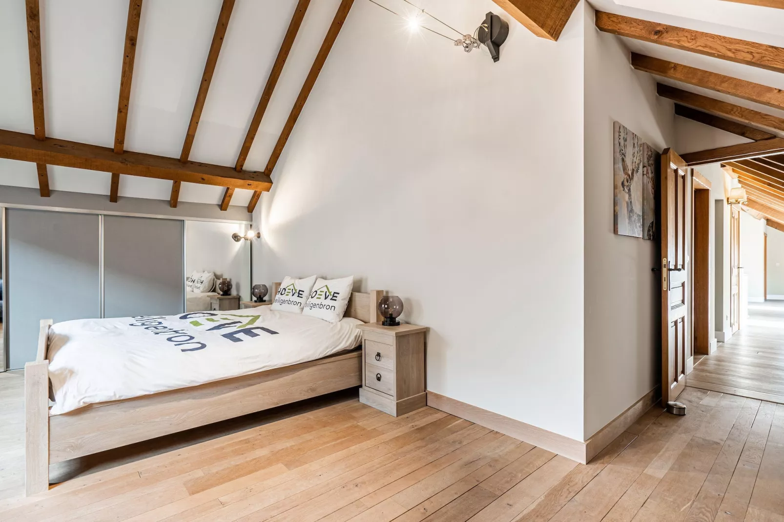 Hoeve Heiligenbron met tweepersoonsstudio-Schlafzimmer