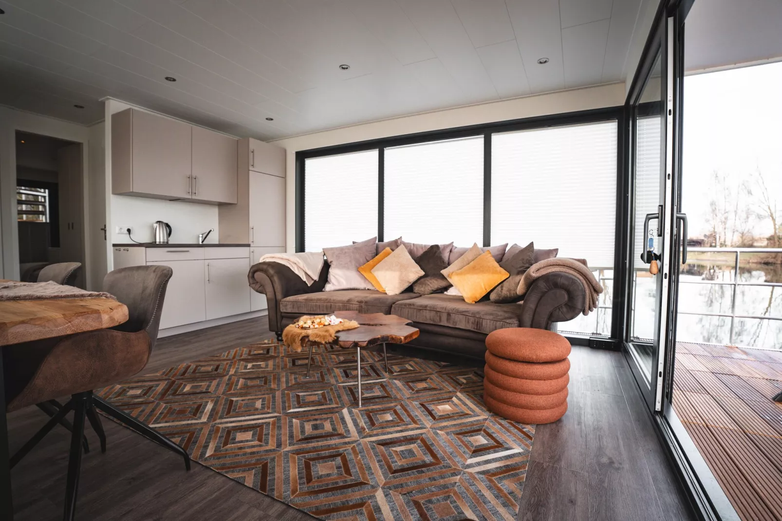 Hausboot in Höxter-Living room