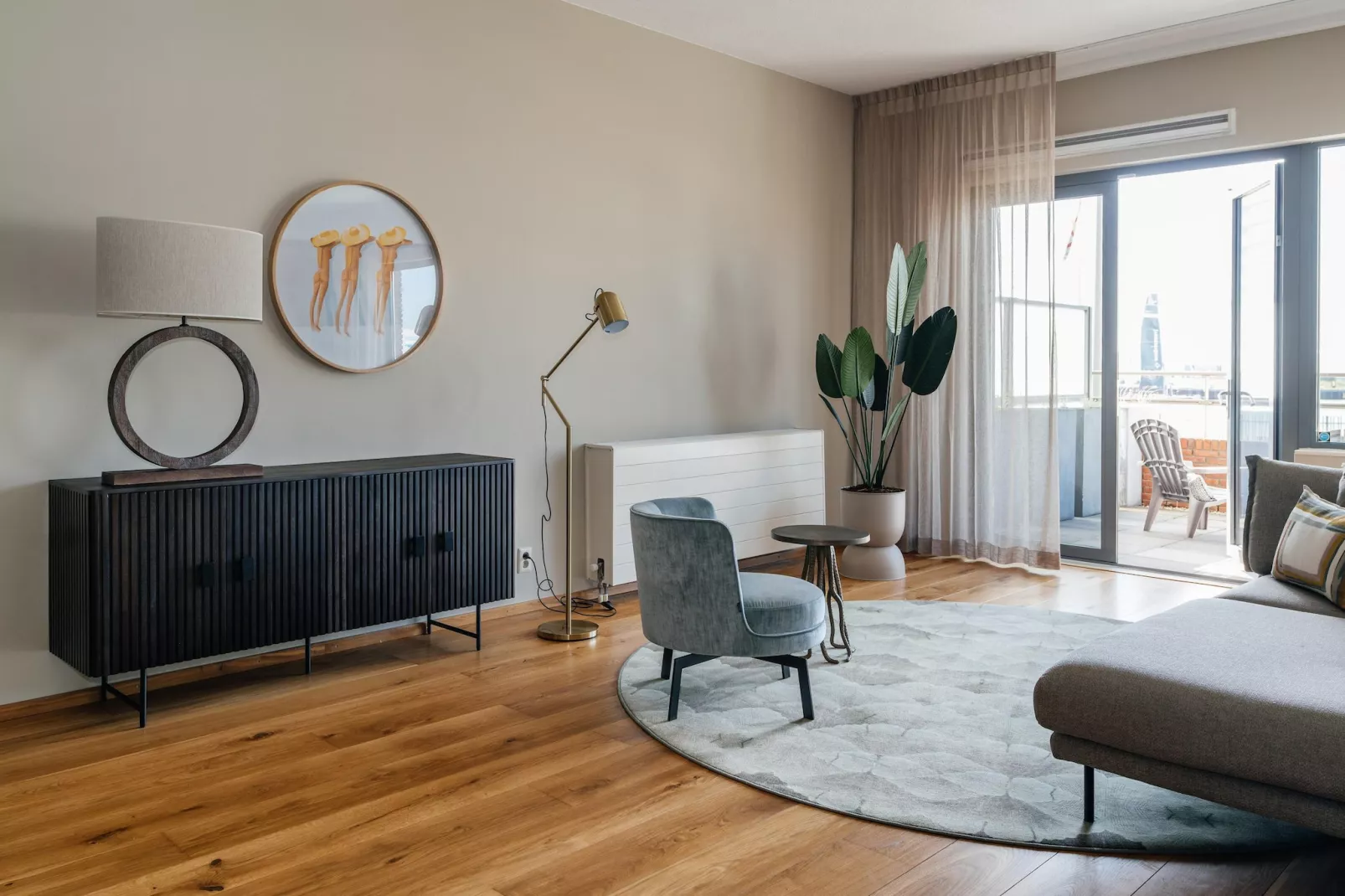 Scheveningen Harbour 18B-Living room