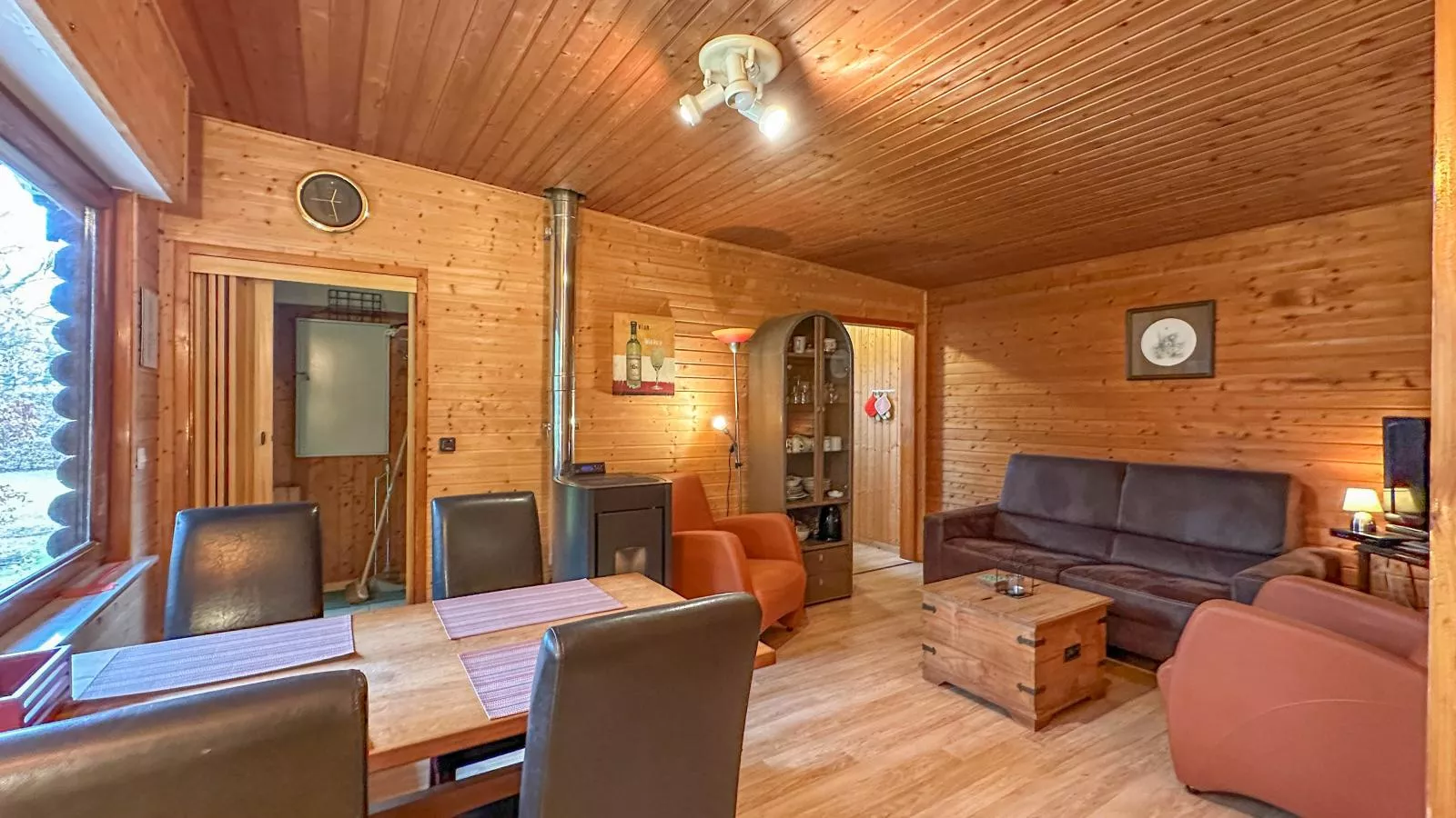 Forest Cabin-Living room