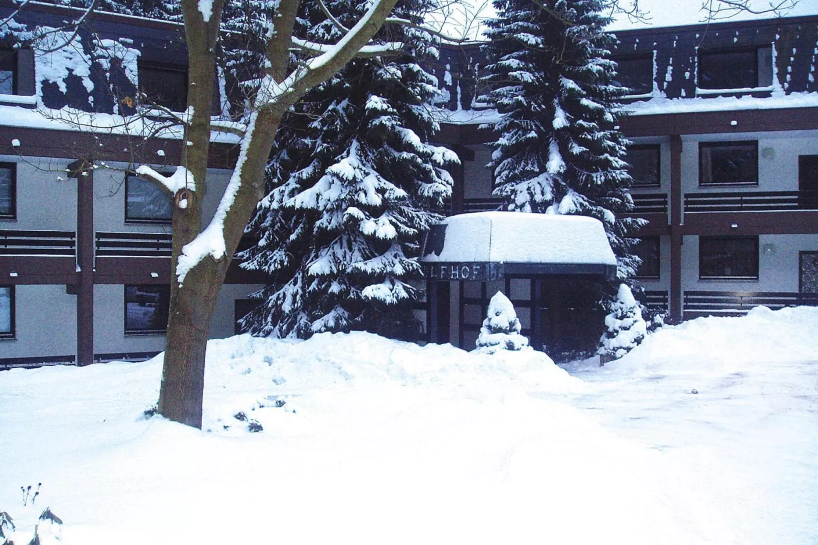 2 Raum App 4 Pers 55 qm-Exterior winter