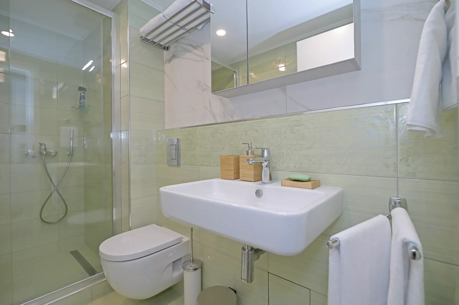 Studio O - Studio with Sea View (Stražičić)-Bathroom