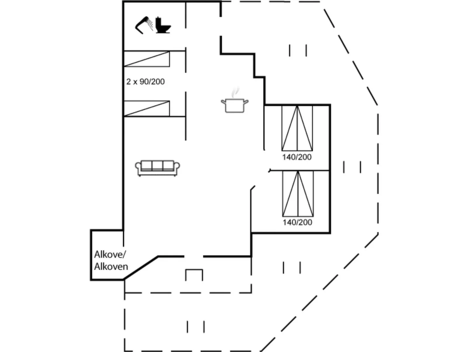 "Tobbi" - 1.1km to the inlet-Inside