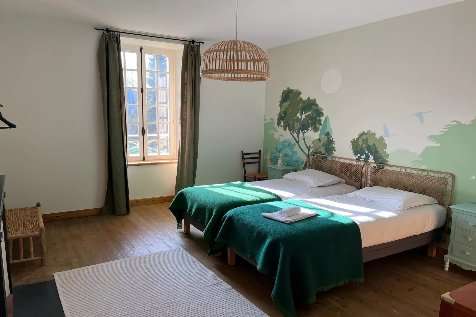 GITE DE LA MOTTE-Schlafzimmer