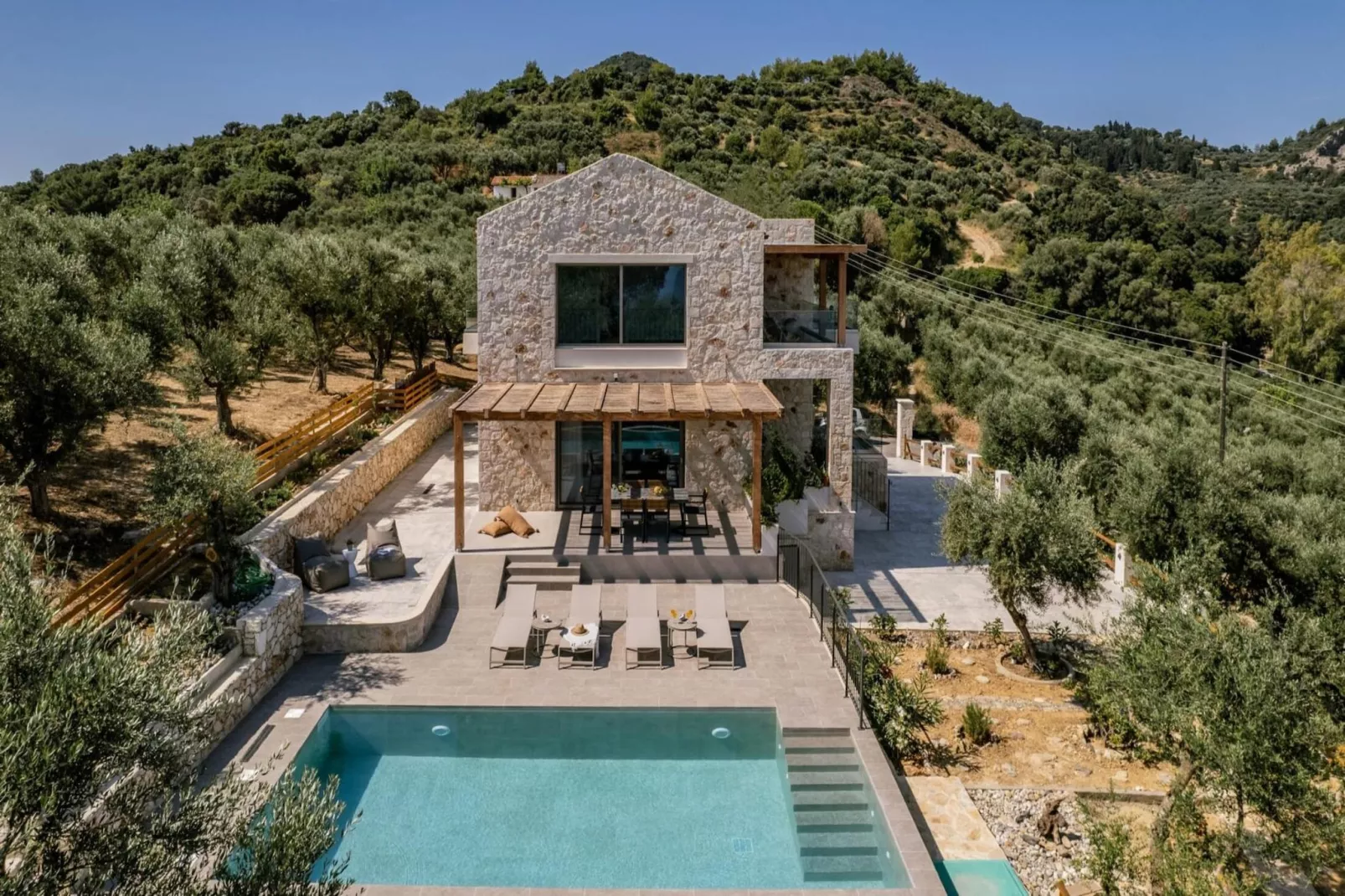 Villa Cossoro Ena in Zakynthos-Exterior summer