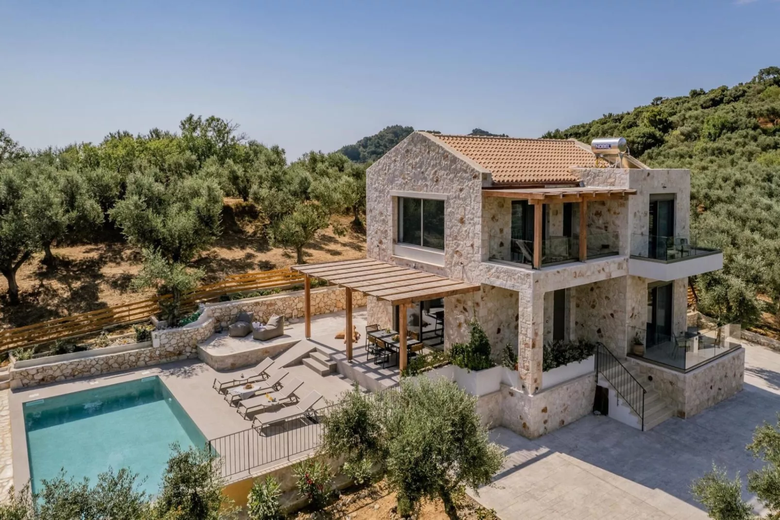 Villa Cossoro Ena in Zakynthos-Exterior summer