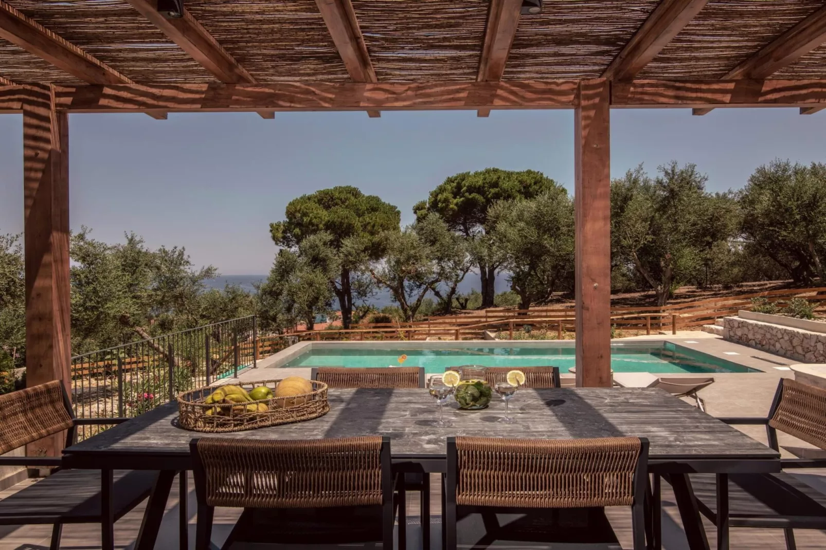Villa Cossoro Ena in Zakynthos-Terrace balcony