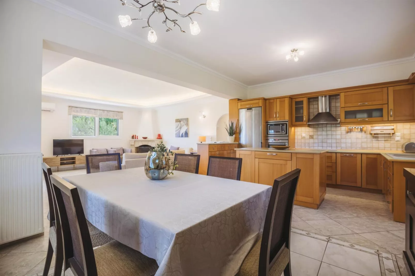 Villa Lilly with private pool-Dining room