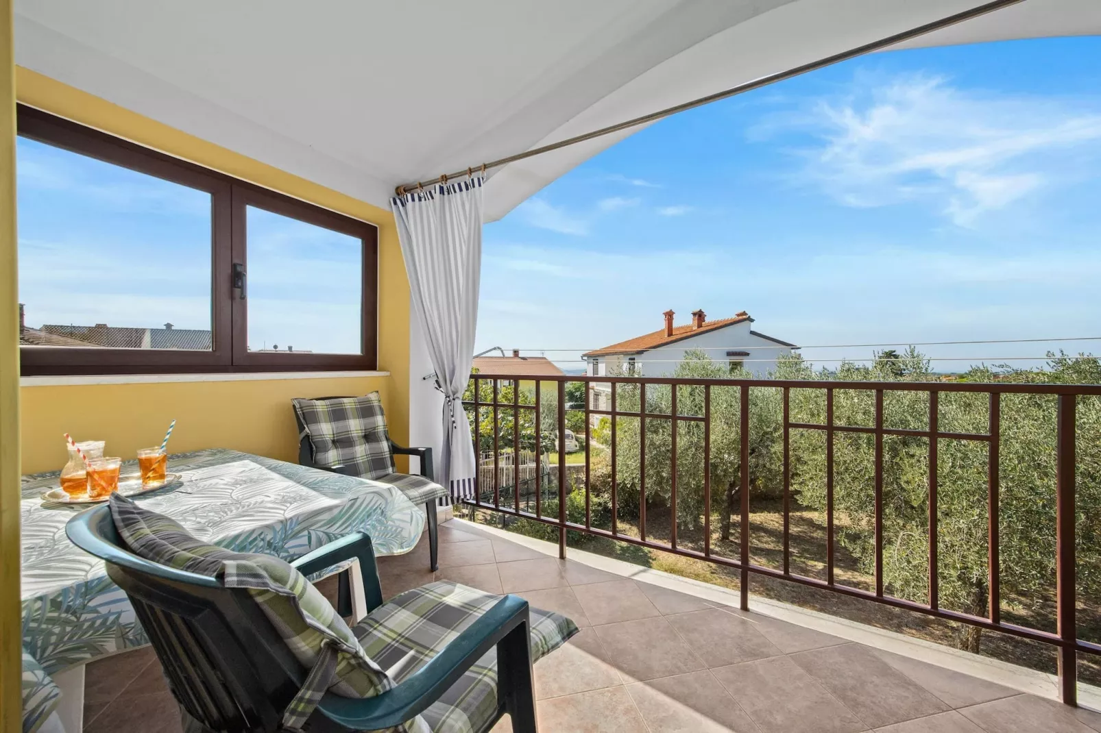 Apartment Tedi with Sea View-Terrace balcony