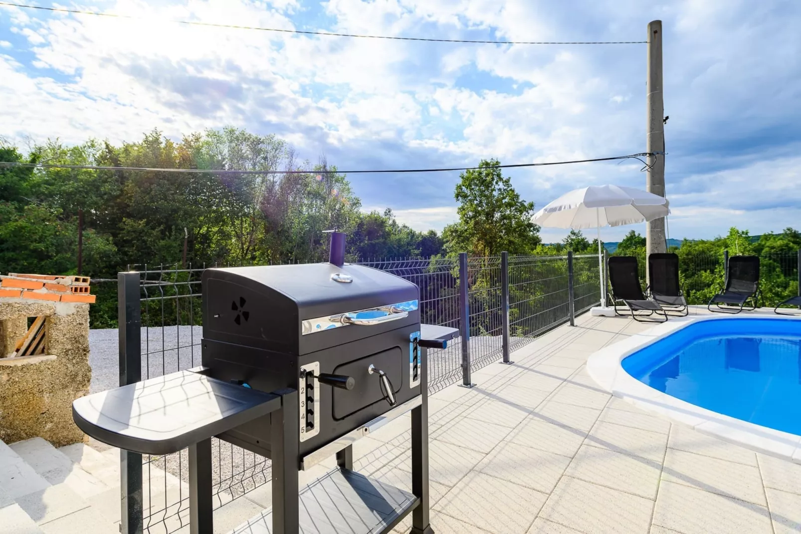 Apartment Lara with Swimming Pool - Paradiz-Terrasse
