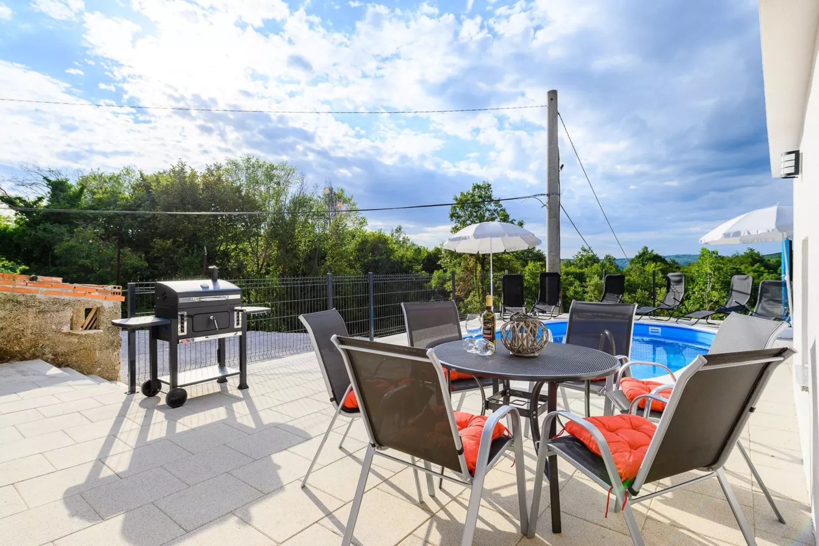 Apartment Lara with Swimming Pool - Paradiz-Terrasse