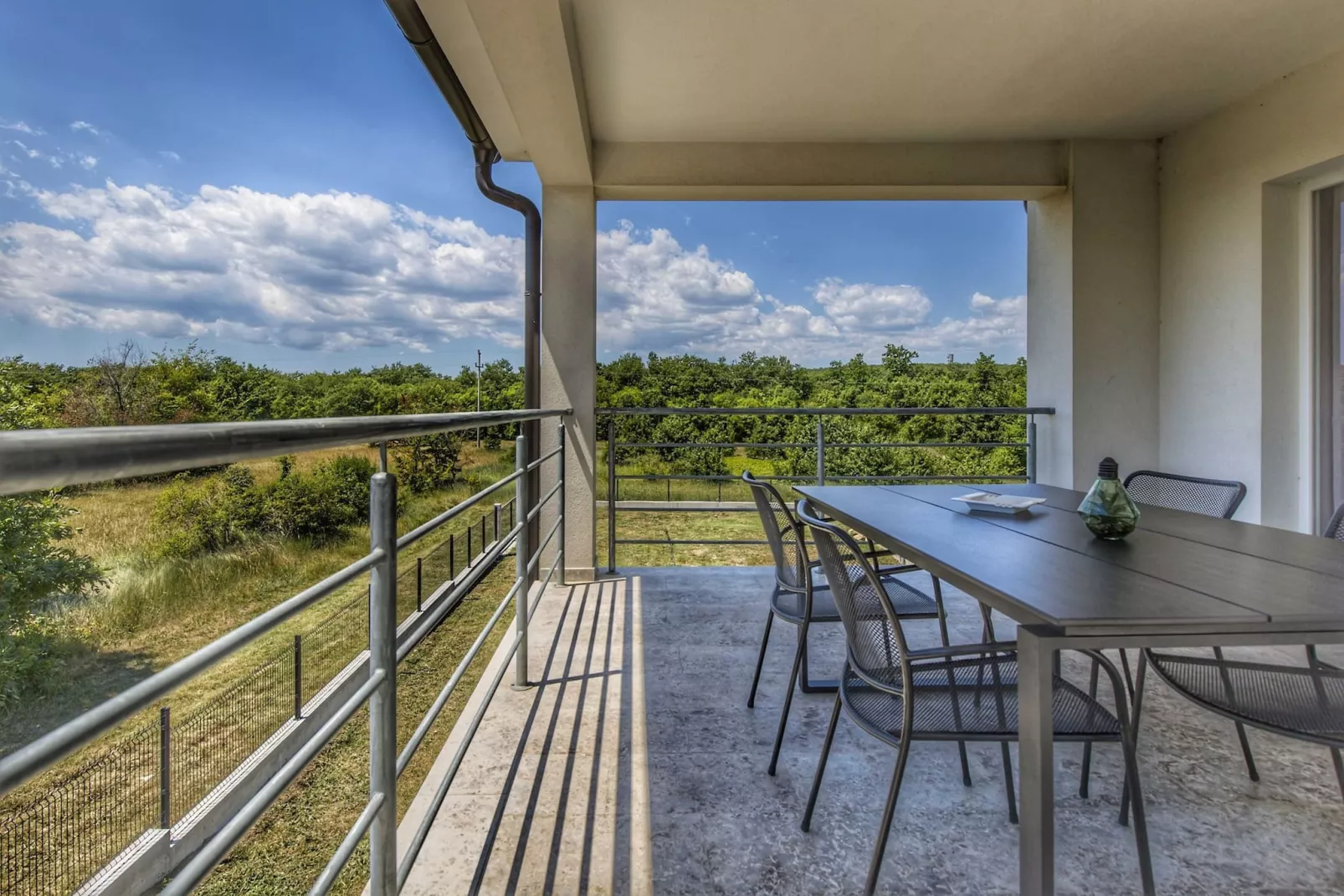 Apartment Mirna with Pool and Lovely Garden-Terrace balcony