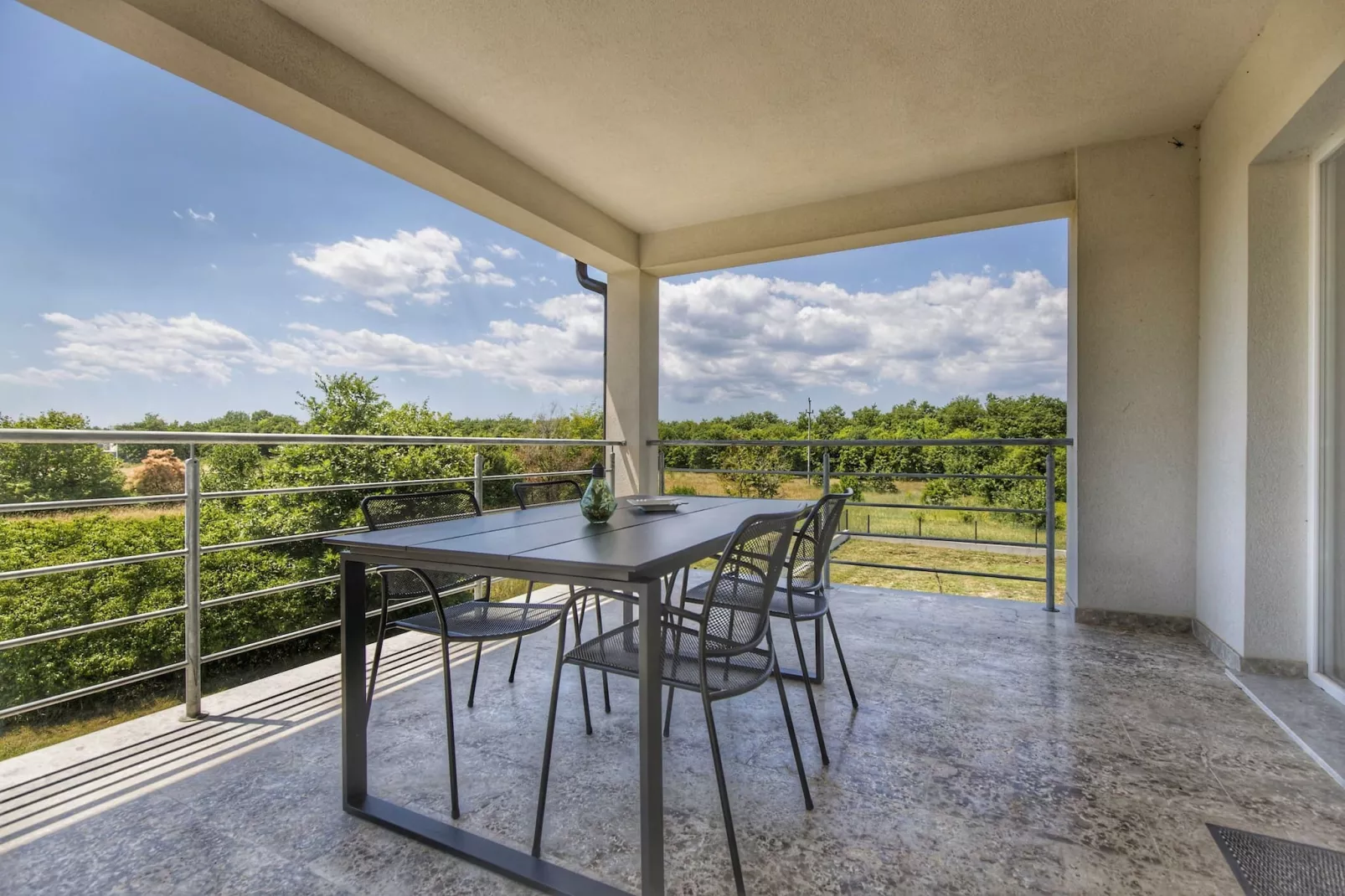 Apartment Mirna with Pool and Lovely Garden-Terrace balcony
