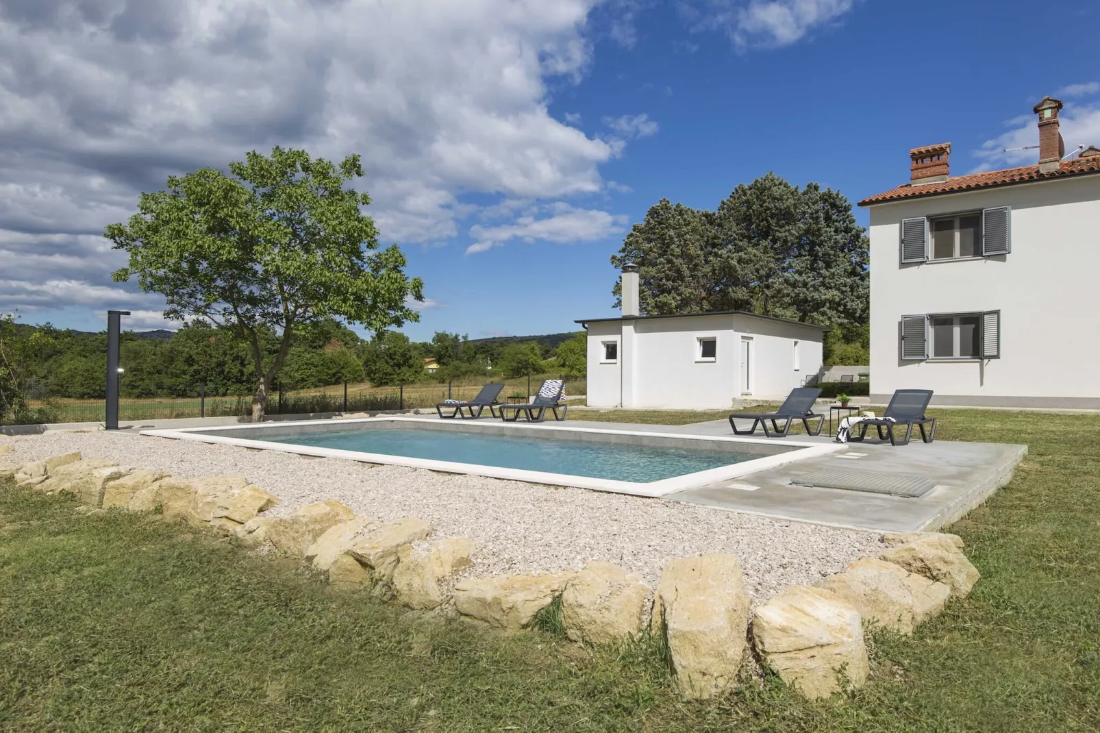 Apartment Mirna with Pool and Lovely Garden-Outdoor
