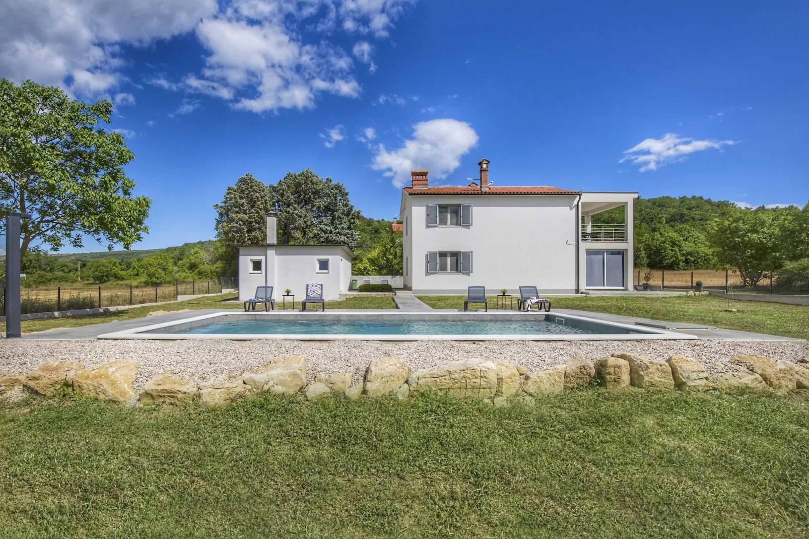 Apartment Mirna with Pool and Lovely Garden-Outdoor