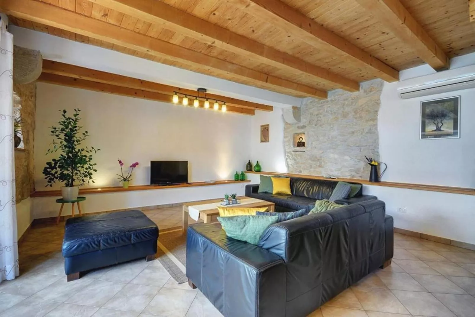 Villa Katherine with Pool and Game Room-Living room