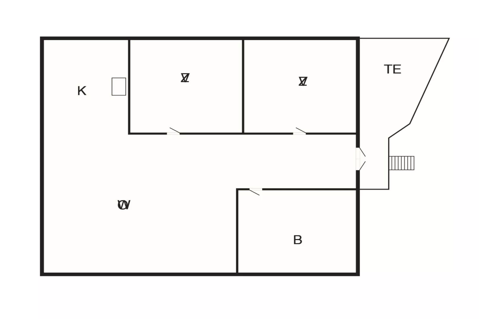 2-4 pers.Lejl(7)55 m2-View
