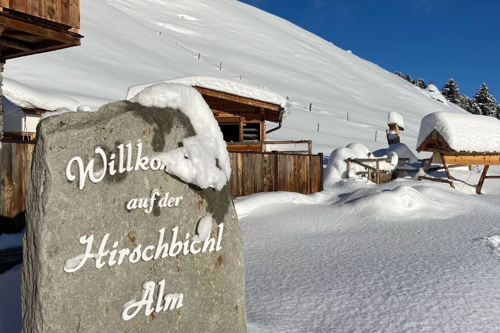 Hirschbichl Kuschelnest-Area winter 1km
