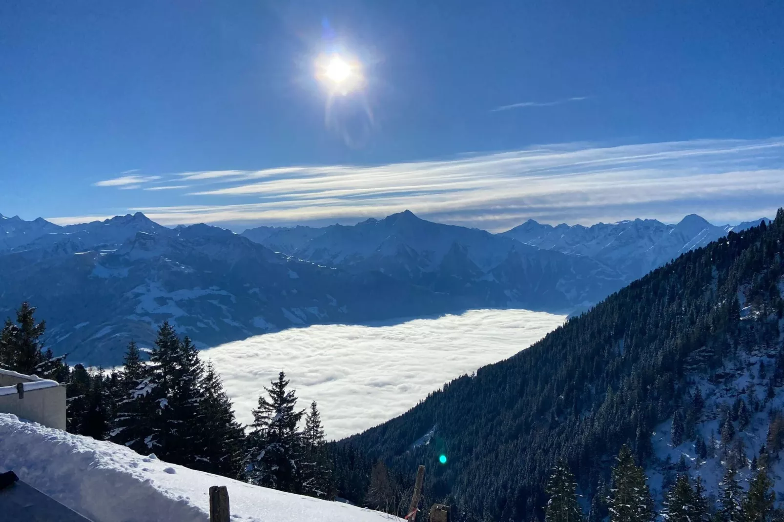 Hirschbichl Kuschelnest-View winter