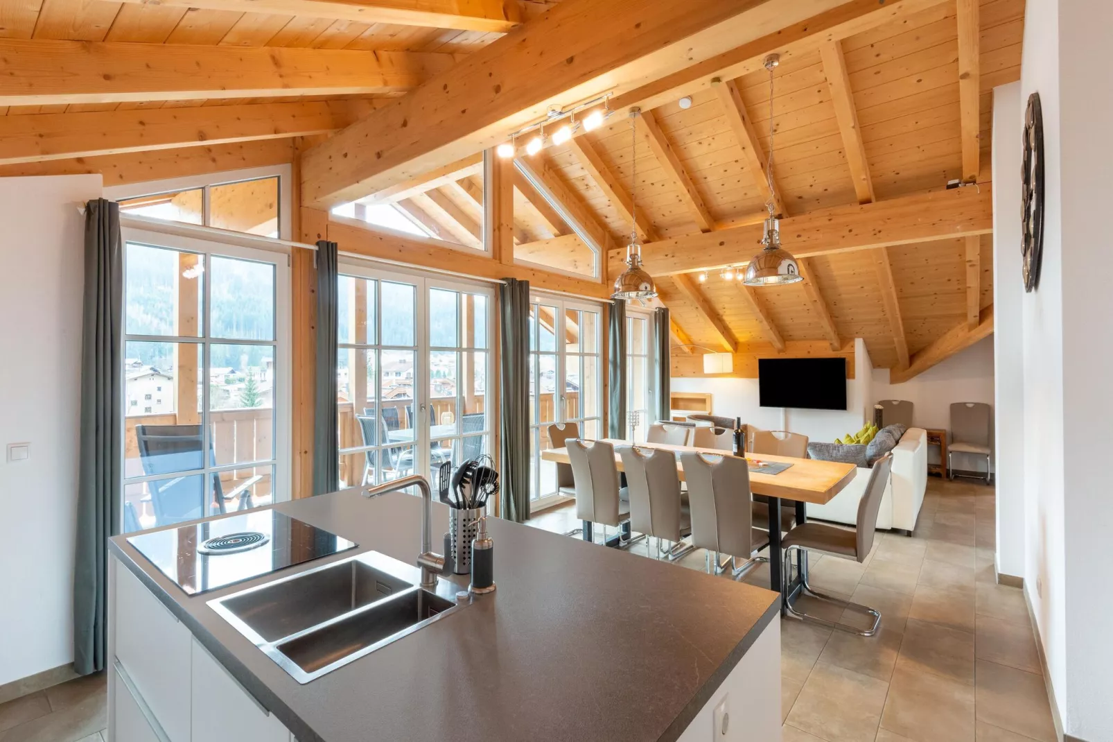 Residenz Edelalm - Penthouse 6-Salle à manger