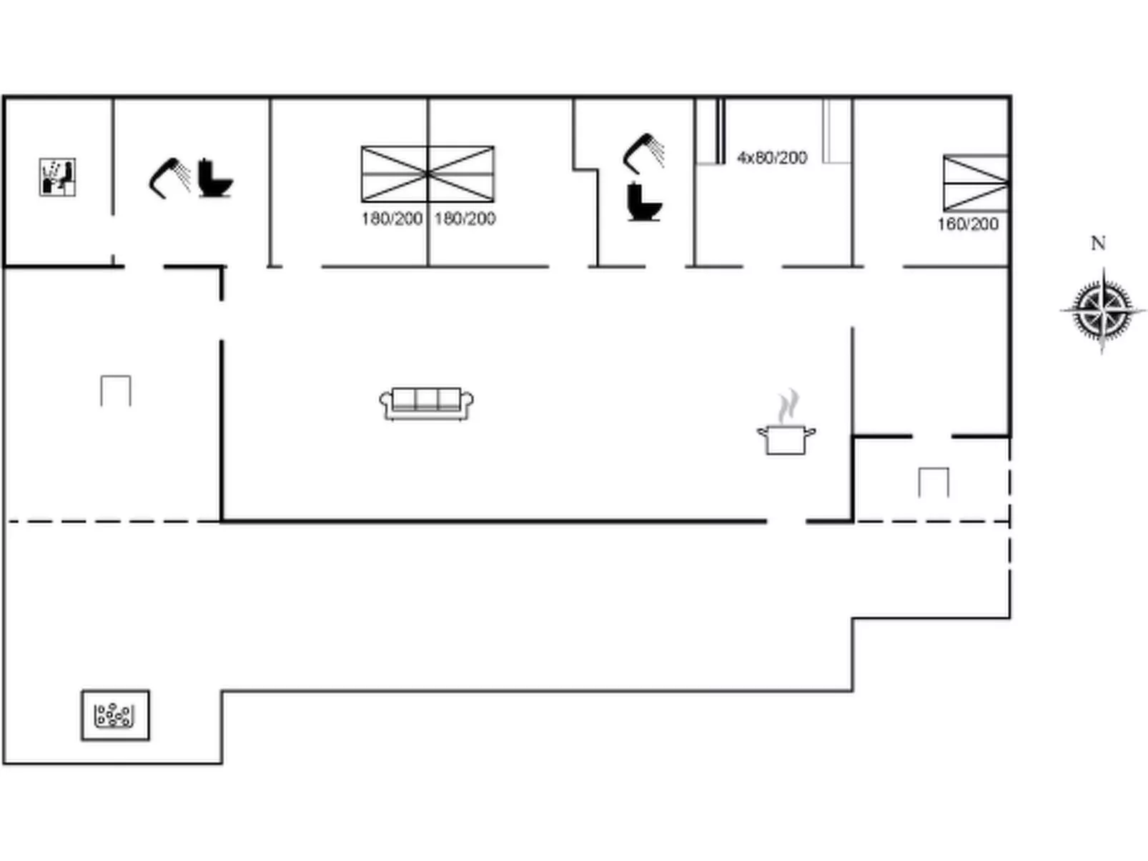 "Dreng" - 300m from the sea-Inside
