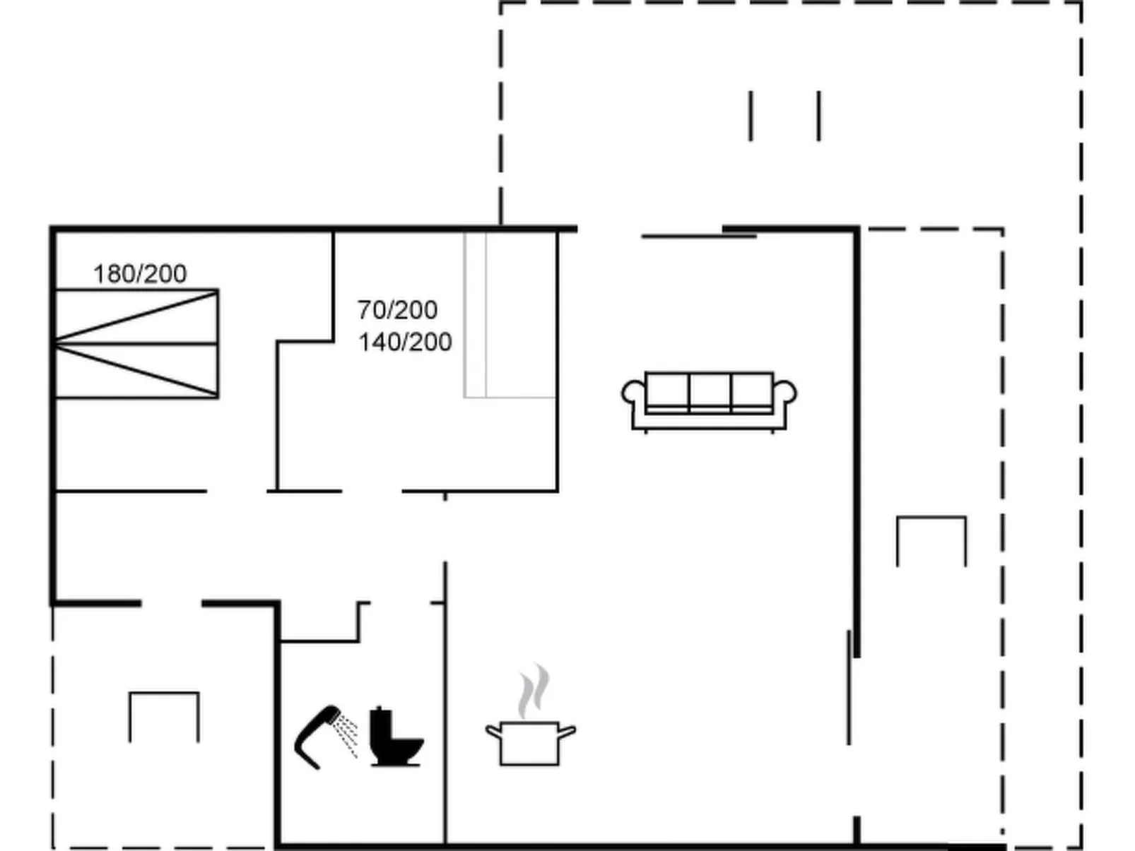 "Rickmer" - 200m from the sea-Inside
