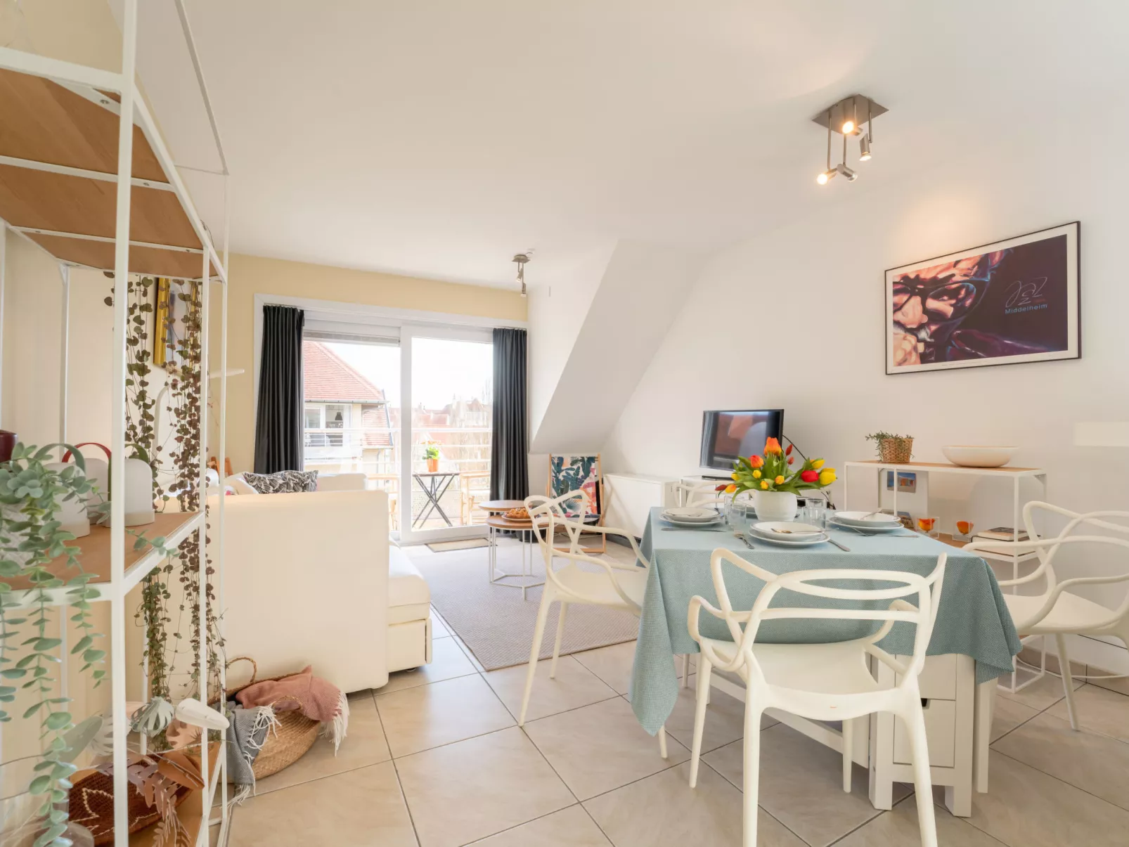 Appartment with beach cabine and parking-Inside