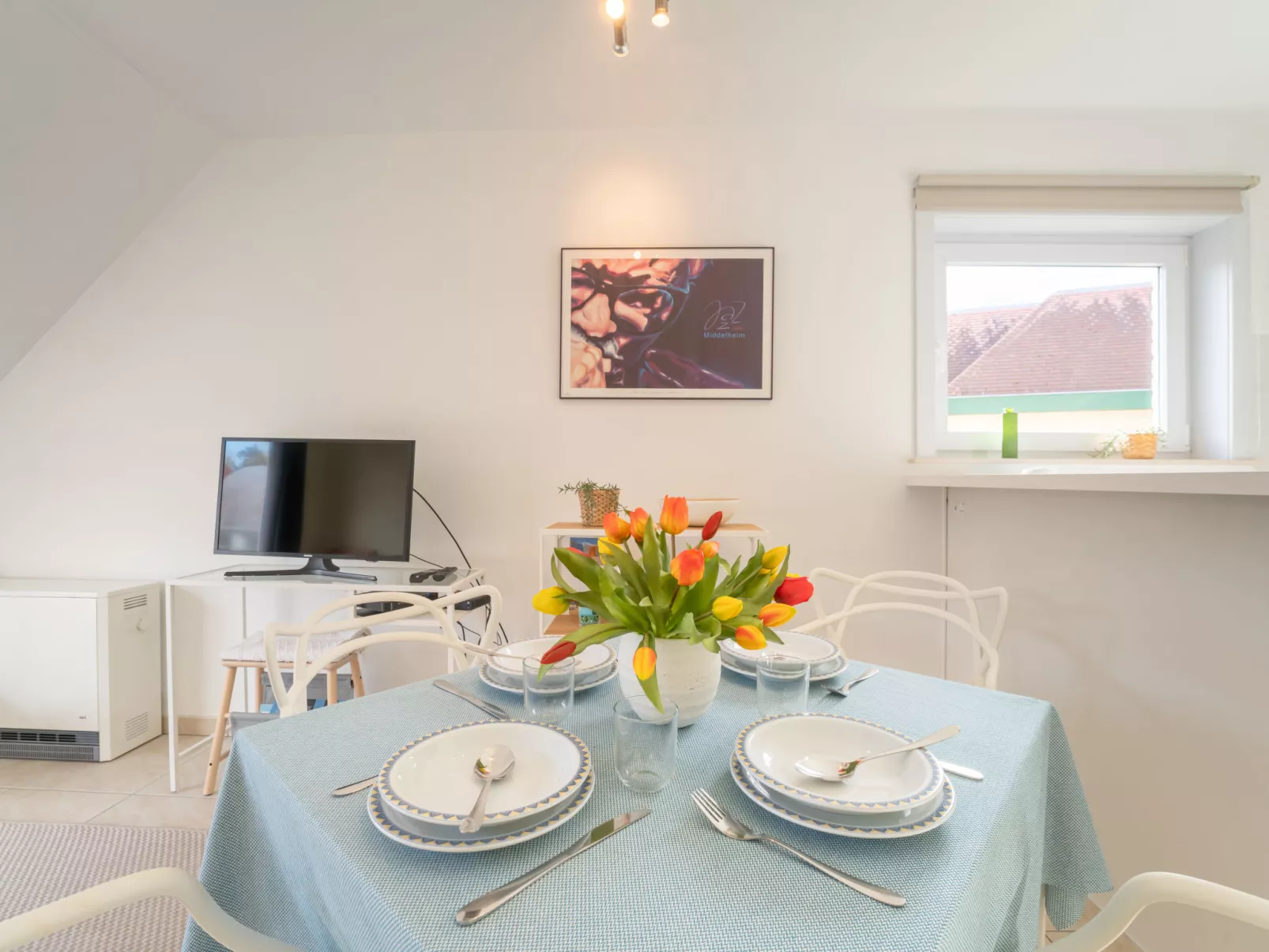 Appartment with beach cabine and parking-Inside