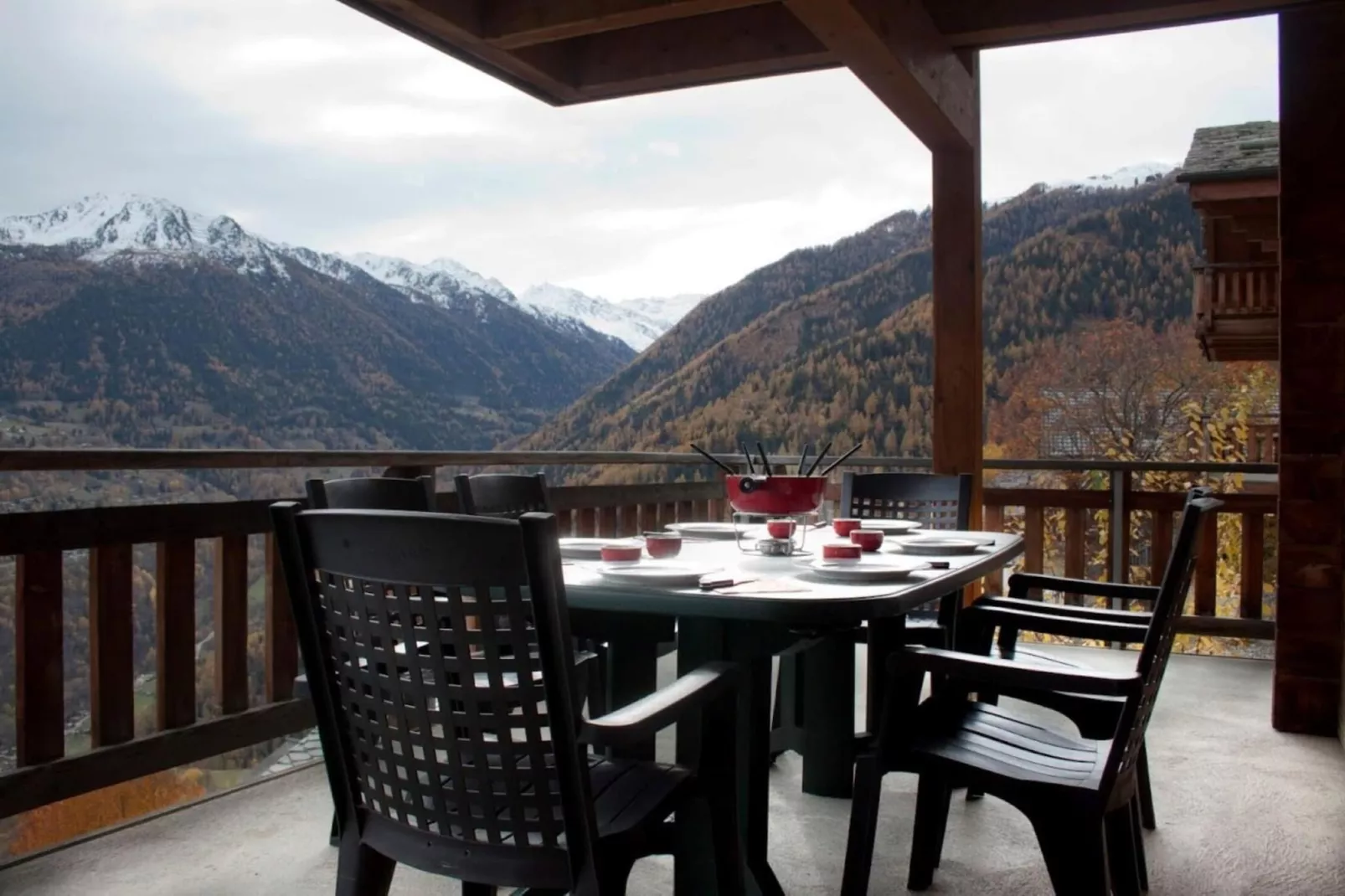 Tschoueilles 013 MOUNTAIN & VIEW - chalet 12 pers-Terrassenbalkon